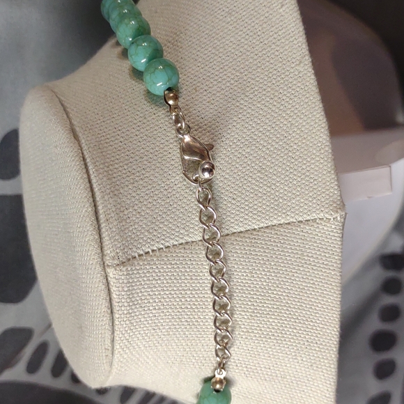 Artisan Vintage Glass Necklace - Picture 7 of 10